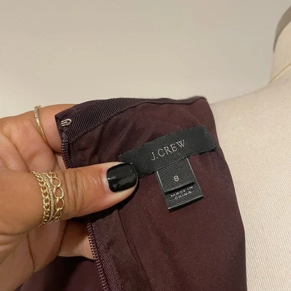 J. Crew Red Dolman Sleeve Sheath Midi Dress - Picture 5 of 8